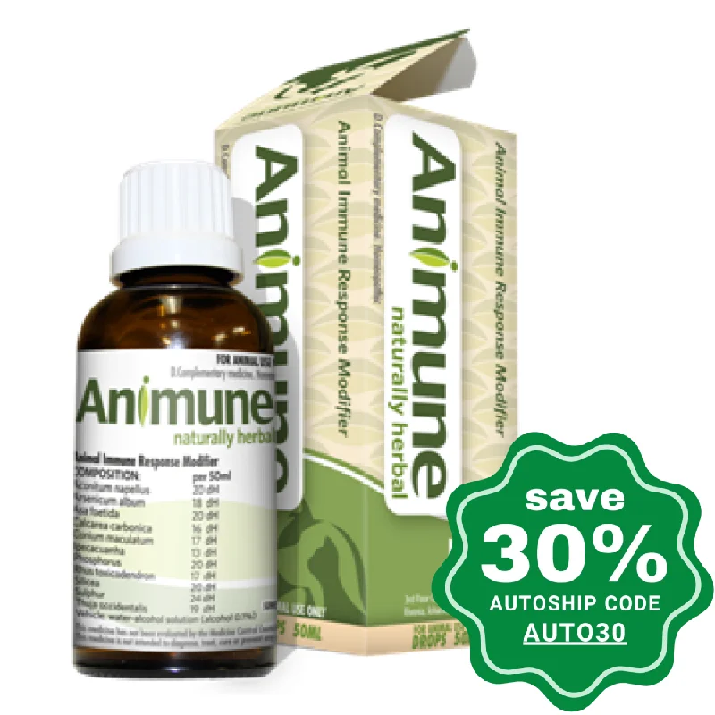 Animune - Naturally Herbal Immune Supplements for Cats & Dogs - 50ML