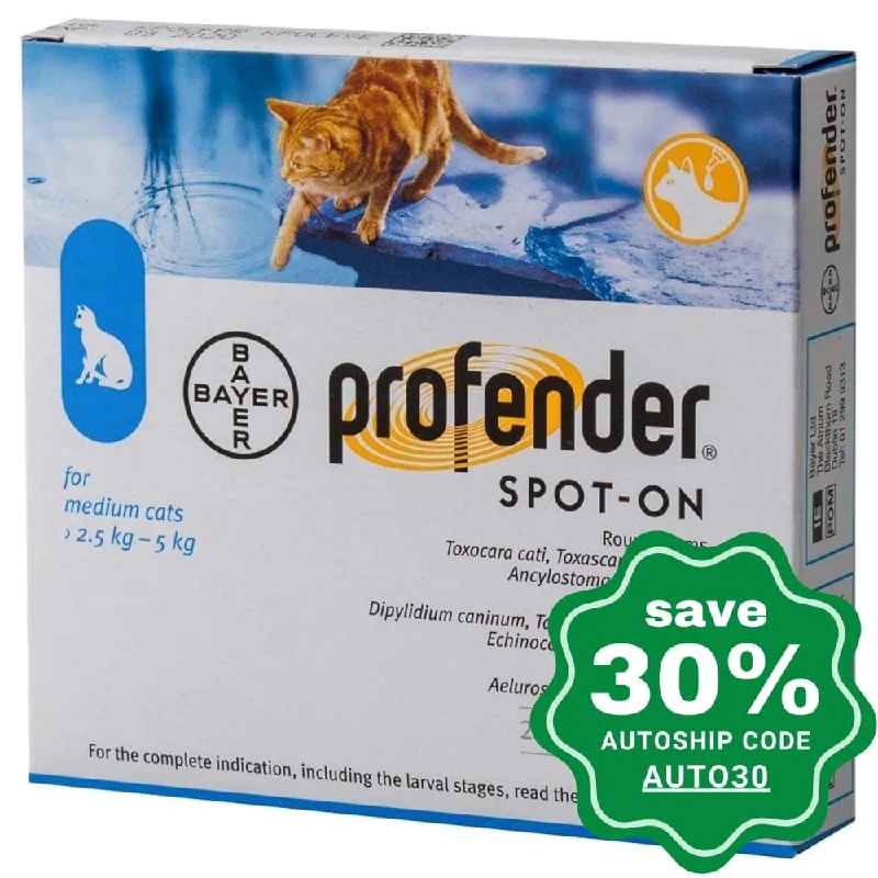 Bayer - Profender Spot-On - for Cats 2.5-5 kg - 2 Pipes