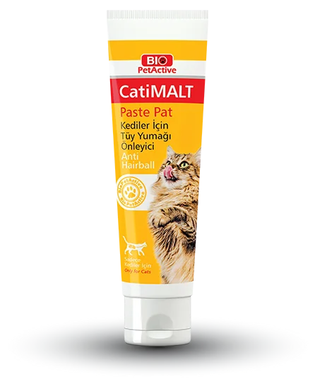 Cati̇ Malt Hai̇rball Control (Hair Ball Preventer for Cats) PACK 100MLX6PIECS