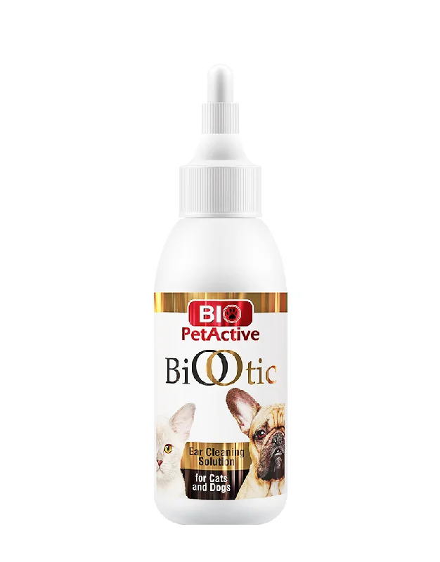 BIO PETACTIVE EAR CLEANING SOLUTION CAT& DOGS 100ML