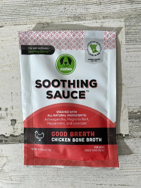 Stachios Good Breath Chicken Bone Broth Soothing Sauce