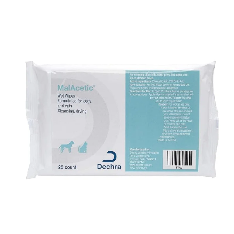 MalAcetic Wet Wipes for Dogs and Cats