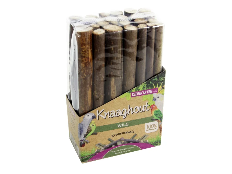 ESVE CHEWING STICKS WILLOW 10CM PARROT & BIRDS