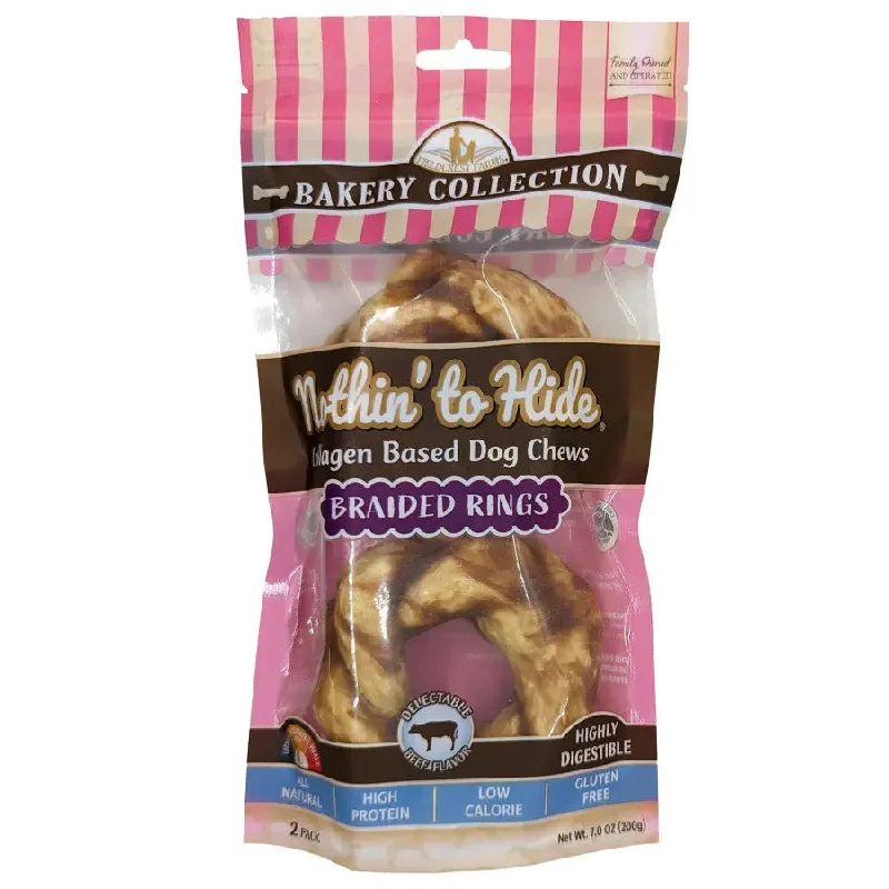 Fieldcrest Farms Nothin' To Hide Beef Flavor Bakery Collection Dog Treat