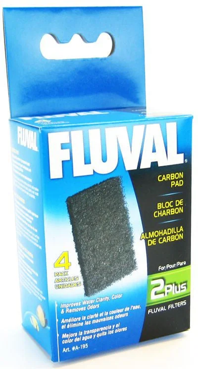 Fluval Plus Carbon Filter Pads; Available in 3 sizes