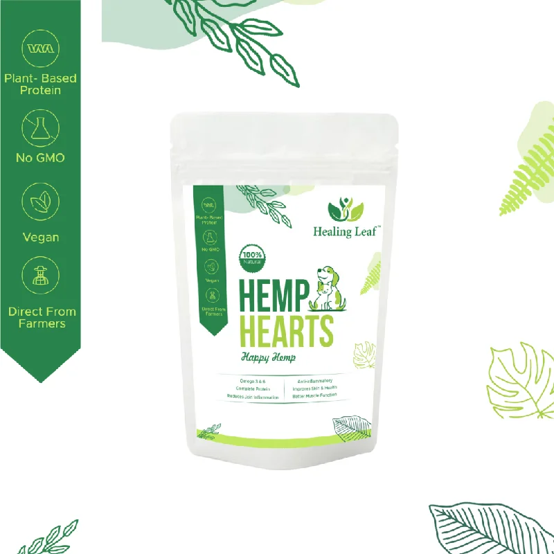 Healing Leaf Hemp Hearts for Dogs and Cats (Limited Shelf Life)