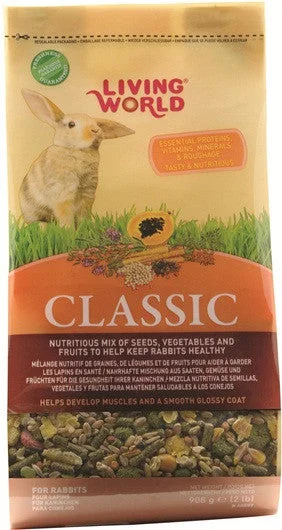 Living World Classic Rabbit Food; available in 2 sizes