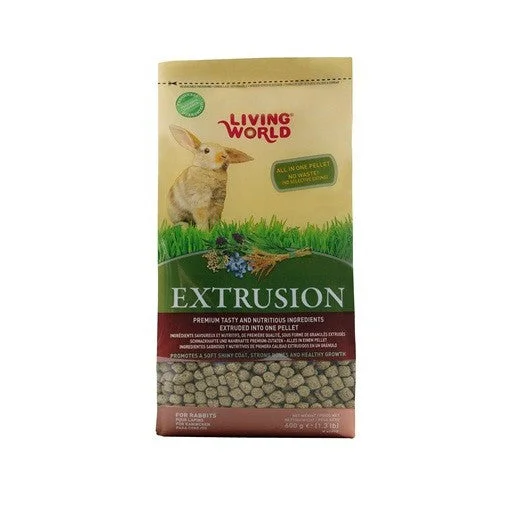 Living World Extrusion Rabbit Food; Available in 2 sizes