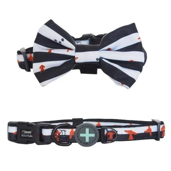 [15% OFF] Moo + Twig Peek A Moo Bow Tie Collar