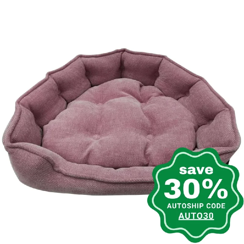 One for Pets - Adela Snuggle Bed - Blushing - 17" x 15" x 5"(XS)