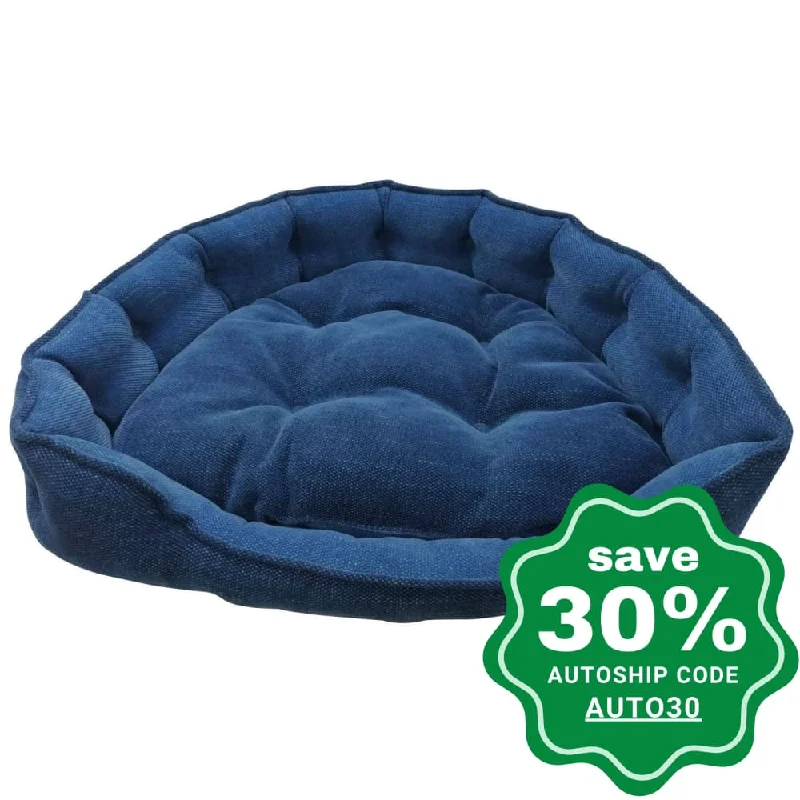 One for Pets - Adela Snuggle Bed - Denim - 17" x 15" x 5"(XS)