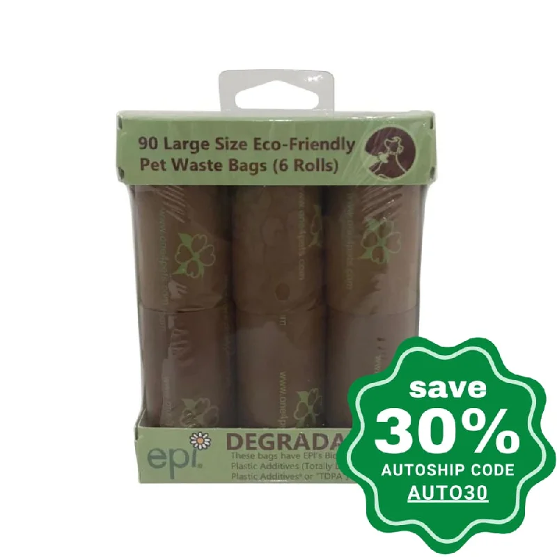 One for Pets - Waste Bags - 6-Roll Pack - Brown