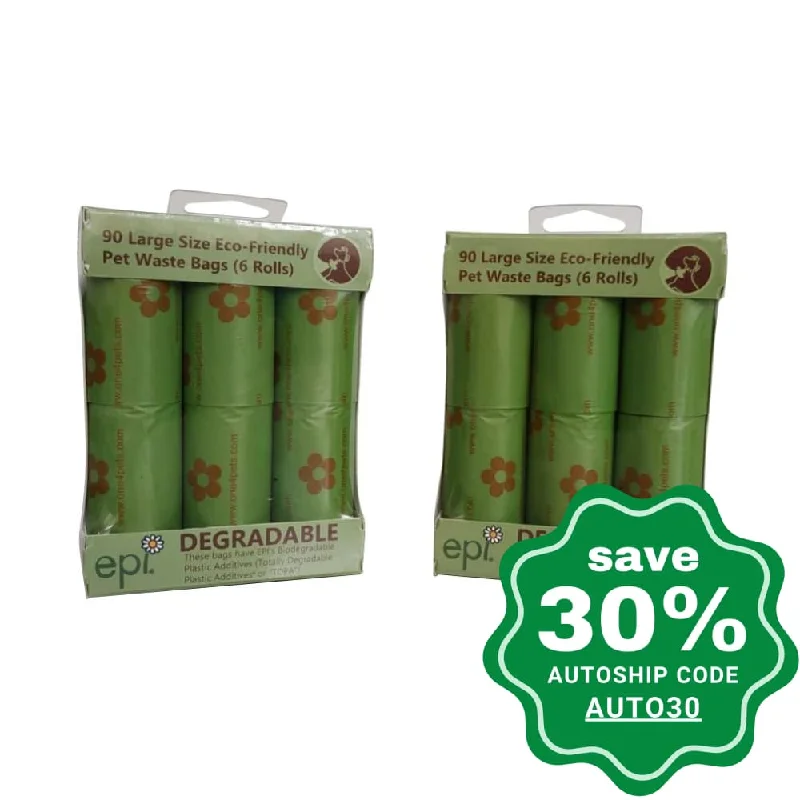 One for Pets - Waste Bags - 6-Roll Pack - Green