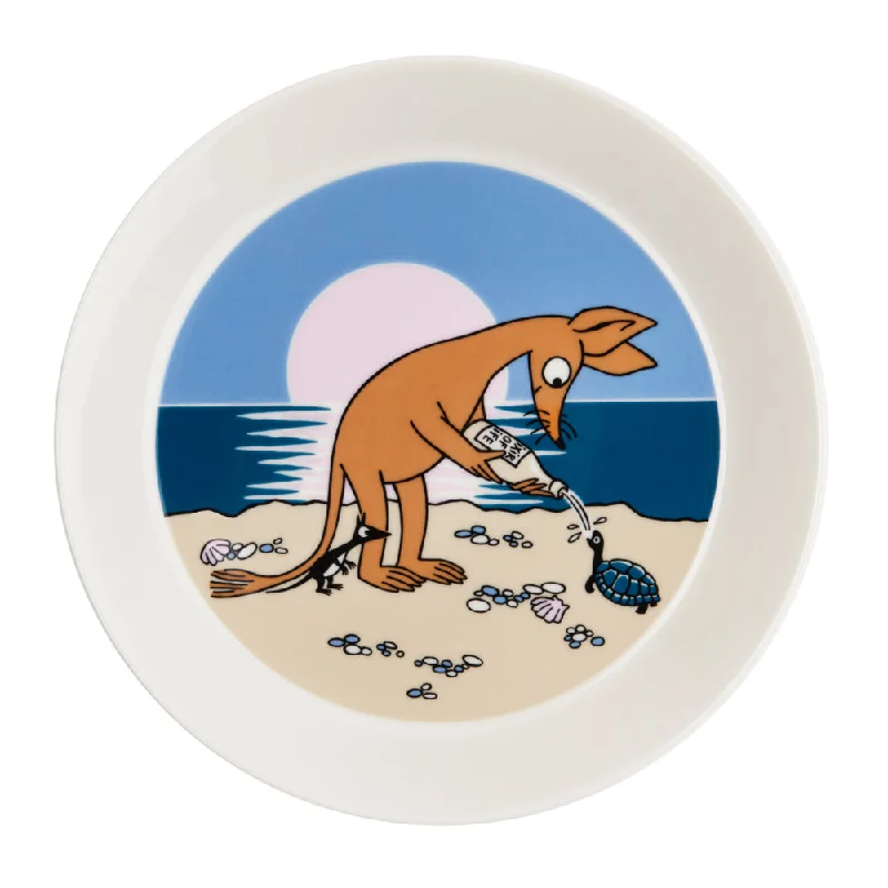 Sniff Plate Blue 19 cm - Moomin Arabia