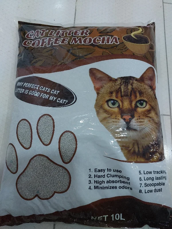 CAT LITTER  COFFEE MOCHA. 8KG X 2BAG