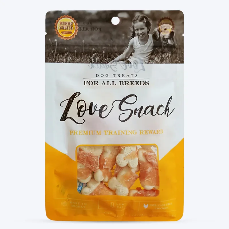 Rena Love Snack Chicken Wrap Biscuit Dog Treats (120g) Special Offer