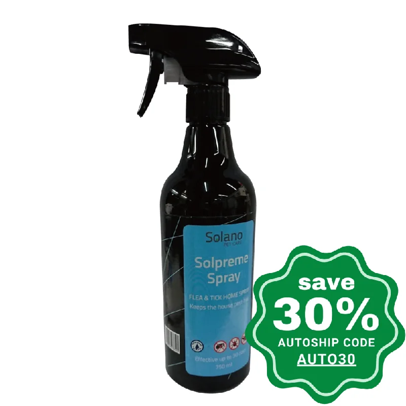 Solano - Natural Flea, Tick & Fly Repellent Home Spray - 750ML