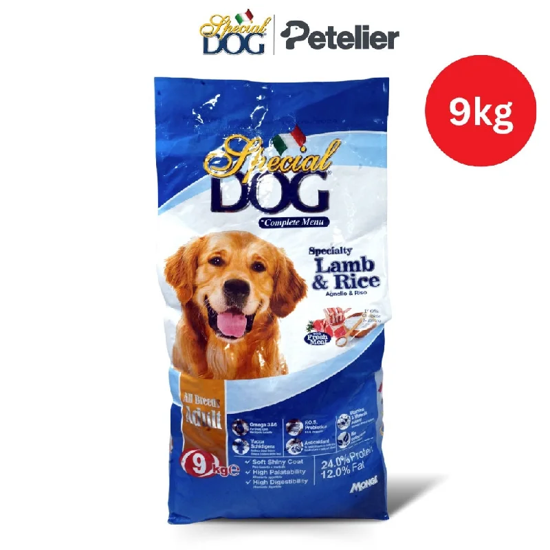 Special Dog Adult Dry Food 9kg, Lamb & Rice Hypoallergenic Original Packaging