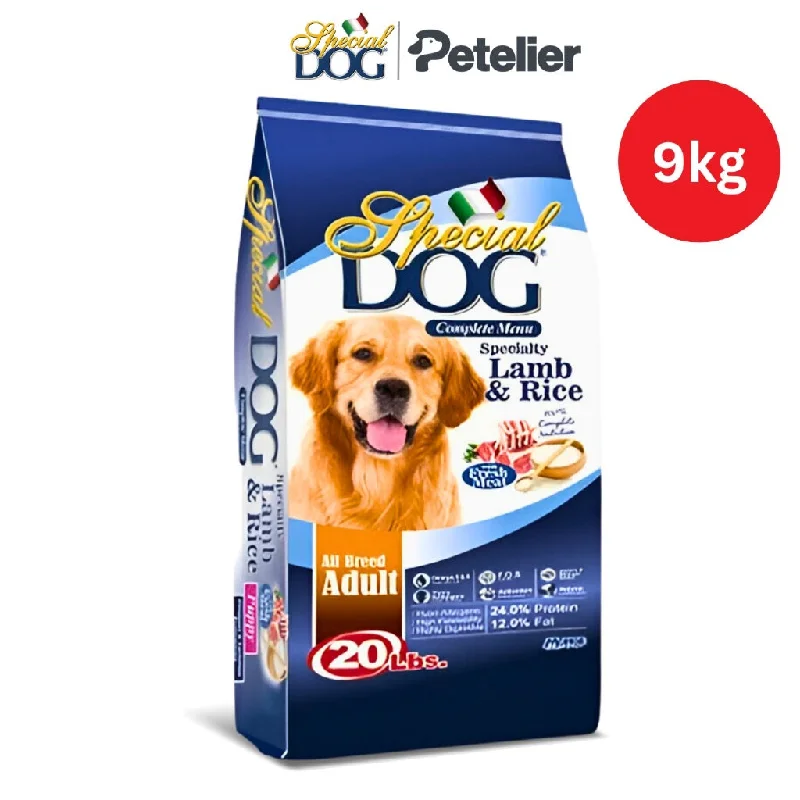 Special Dog Adult Dry Food 9kg Original Packaging, Lamb & Rice Hypoallergenic