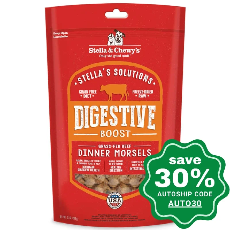 Stella & Chewy's - Stella's Solution - Digestive Boost Grass-Fed Beef - Dinner Morsels For Dogs - 13OZ