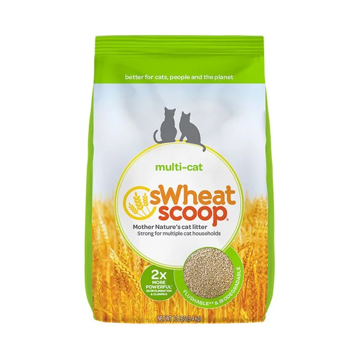 Swheat Scoop Multi-Cat Natural Clumping Litter