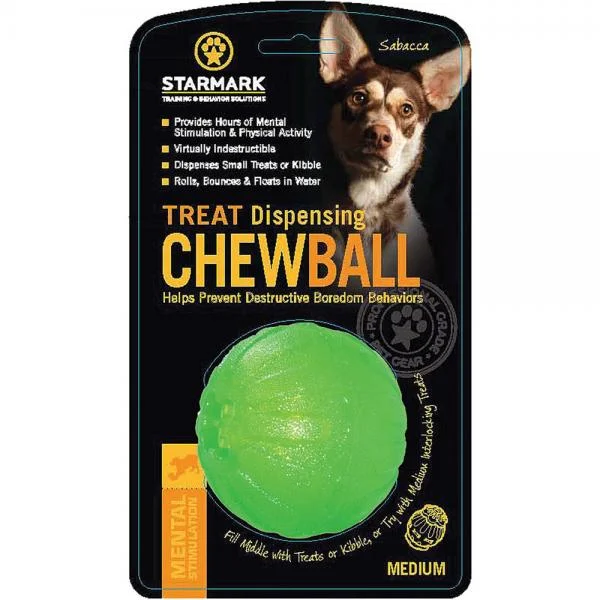 Starmark Treat Dispensing Chew Ball M