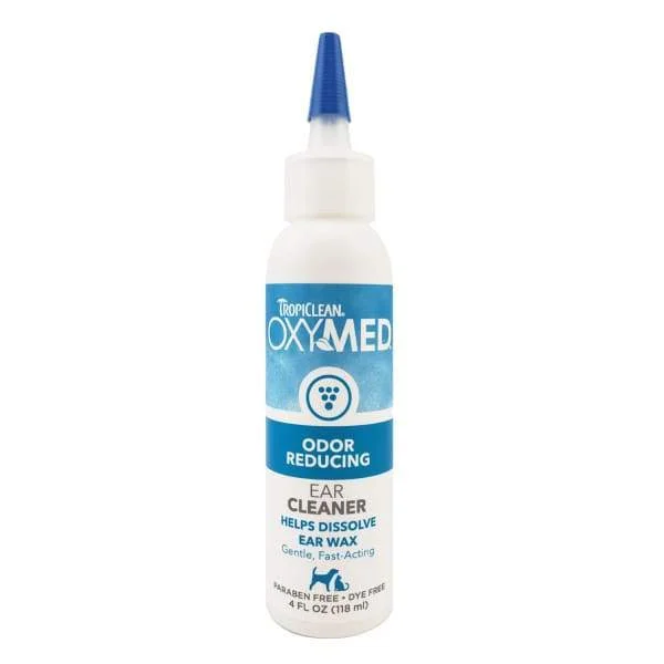 TropiClean OxyMed Ear Cleaner For Dogs & Cats 4oz