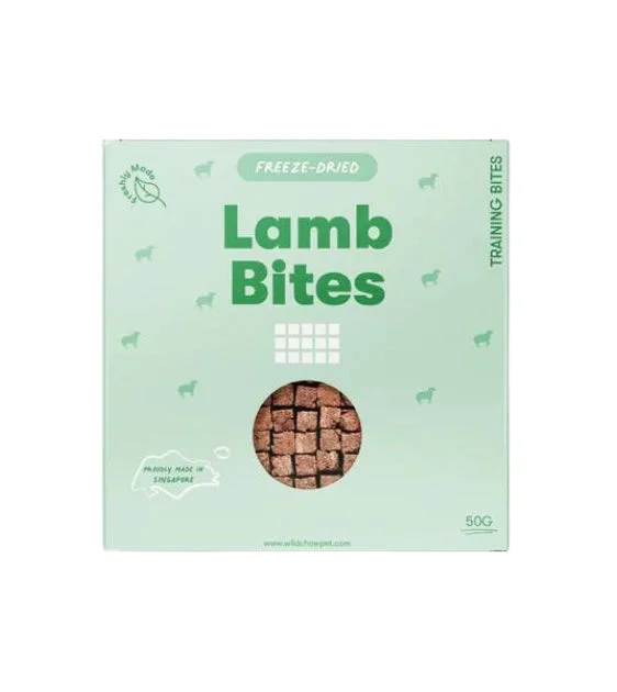 WildChow Freeze Dried Dog Treats (Lamb Training Bites)