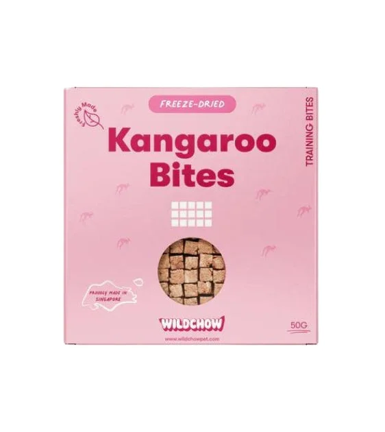 WildChow Freeze Dried Dog Treats (Kangaroo Training Bites)