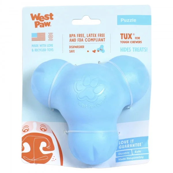 West Paw Tux L Aqua Blue