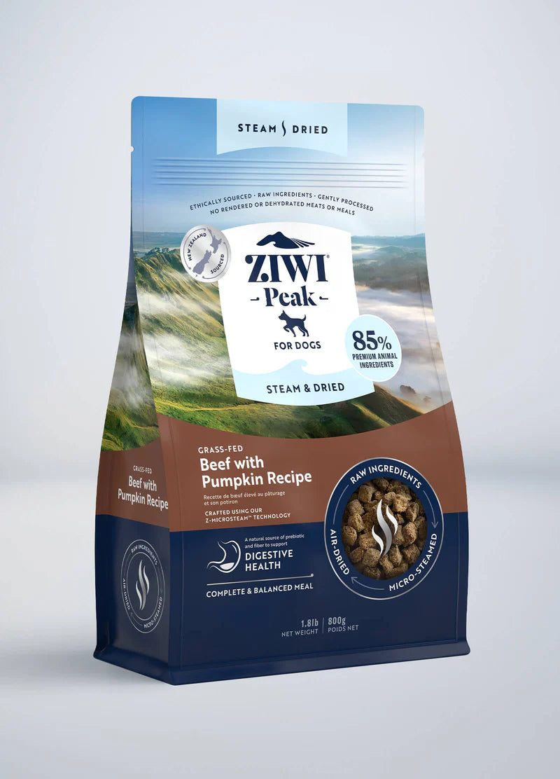 Ziwi Peak Steam-Dried Beef w/Pumpkin